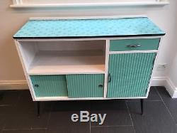 Vintage/retro Kitchen Larder/Cupboard 1950s 1960s Blue & white storage