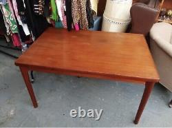 Vintage retro Mid Century wooden teak kitchen dining table Danish work desk 60's