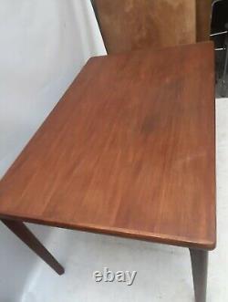 Vintage retro Mid Century wooden teak kitchen dining table Danish work desk 60's