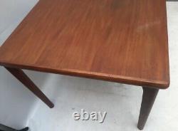 Vintage retro Mid Century wooden teak kitchen dining table Danish work desk 60's