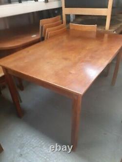 Vintage retro Mid Century wooden teak pub kitchen dining table desk 60s 70s