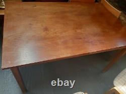 Vintage retro Mid Century wooden teak pub kitchen dining table desk 60s 70s