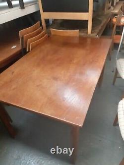 Vintage retro Mid Century wooden teak pub kitchen dining table desk 60s 70s