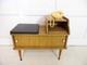 Vintage Retro Telephone Seat Bench Storage Cupboard 1970s Teak Effect Hall Seat