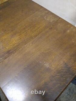 Vintage retro Wooden Formica Folding Kitchen Dining Table Mid Century