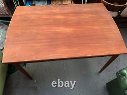 Vintage retro antique Danish mid century extending kitchen dining table MCM 70s