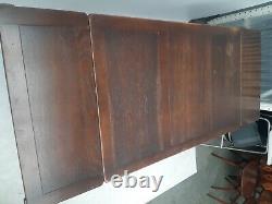 Vintage retro antique Ercol mid century wooden kitchen dining table extending