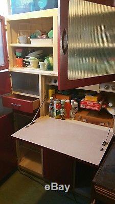 Vintage retro antique kitchen cabinet cupboard dresser larder 1950s 1960s Hygena