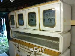 Vintage retro kitchen larder cabinet pantry cupboard antique 1950s