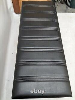 Vintage retro mid century kitchen dining cafe wooden MCM chair bench seat