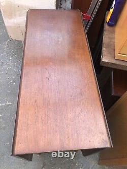 Vintage retro mid century modern Folding Extending Kitchen Dining Table Cabinet