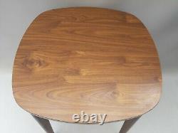 Vintage retro mid century small formica kitchen side square cafe pub table 70s