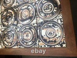 Vintage retro mid century wooden Teak Tiled kitchen table work office desk MCM