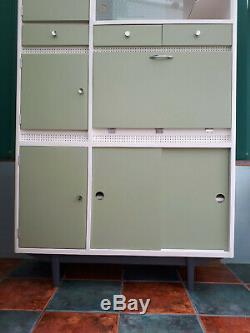 Vintage retro refurbished Hygena 50's 60's kitchen larder/cupboard/pantry
