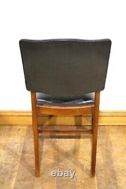 Vintage retro set of 4 kitchen dining chairs