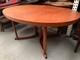 Vintage Retro Teak Wood Mid Century Wooden Kitchen Dining Table Oval Danish
