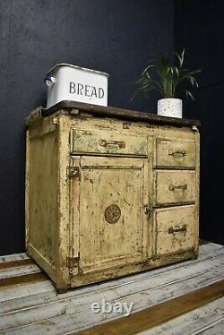 Vintage rustic larder cupboard Original Paint 1930s