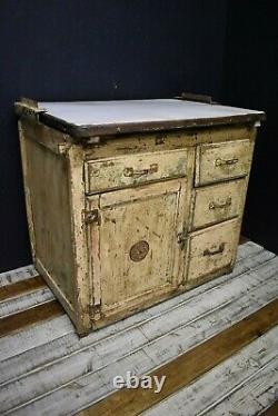 Vintage rustic larder cupboard Original Paint 1930s