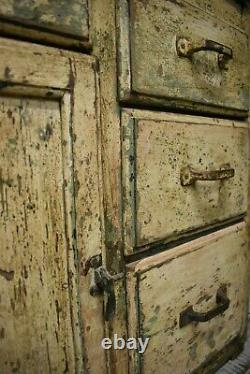 Vintage rustic larder cupboard Original Paint 1930s