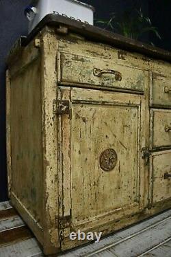 Vintage rustic larder cupboard Original Paint 1930s