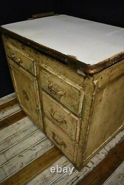 Vintage rustic larder cupboard Original Paint 1930s