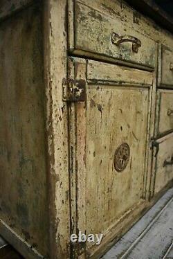 Vintage rustic larder cupboard Original Paint 1930s