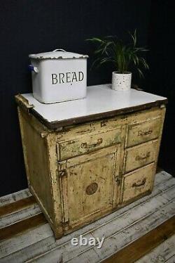 Vintage rustic larder cupboard Original Paint 1930s