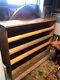 Vintage Solid Oak Large Bookcase Library Home Heavy Office Furniture Books, Home