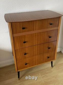 Vintage teak chest of drawers. Mid century