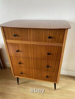 Vintage teak chest of drawers. Mid century