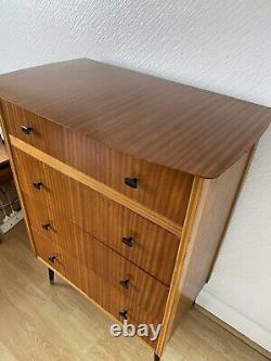 Vintage teak chest of drawers. Mid century