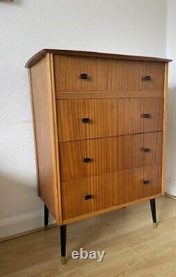 Vintage teak chest of drawers. Mid century