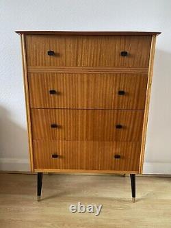 Vintage teak chest of drawers. Mid century