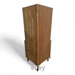 Vintage teak corner cabinet Tall Vintage retro Danish mid century cupboard