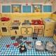 Vintage Tin Plate 1950s Toy Kitchen Combination Kitchen Set