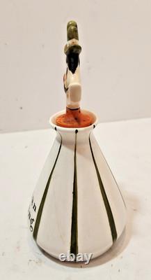 Vtg Holt Howard 1959 Pixieware Italian Dressing Bottle WithStopper Cork Ceramic