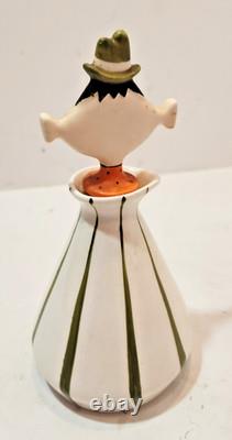 Vtg Holt Howard 1959 Pixieware Italian Dressing Bottle WithStopper Cork Ceramic