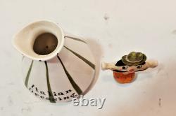 Vtg Holt Howard 1959 Pixieware Italian Dressing Bottle WithStopper Cork Ceramic
