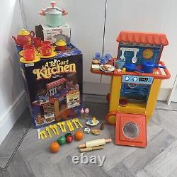 Vtg Retro 80's Bluebird A La Cart Kitchen Bundle Play Toy Nostalgia Prop Gift