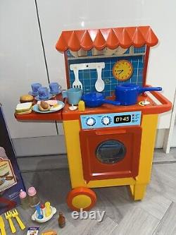Vtg Retro 80's Bluebird A La Cart Kitchen Bundle Play Toy Nostalgia Prop Gift