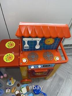 Vtg Retro 80's Bluebird A La Cart Kitchen Bundle Play Toy Nostalgia Prop Gift