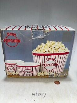 WCL Fresh Popcorn Set Ceramic Bowls 3 Piece Set