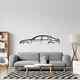 Wall Art Home Decor 3d Acrylic Metal Car Auto Poster Usa Silhouette E550 W212