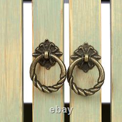 Wall cabinet Bamboo Storage Unit 2 Shelves Adjustable Hanging Storage Unit