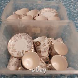 Washington Vintage Hanley WI For Home and Country 59 set 0f 36 cups and saucers