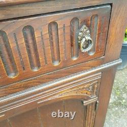 Welsh Dresser Sideboard Vintage Two Drawer + Cupboard