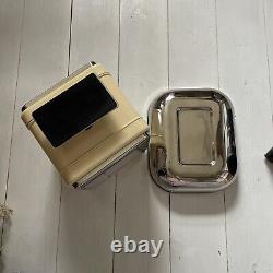 Wesco Retro Kitchen Scales Clock Face Almond Cream 4kg RRP £160