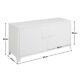 White Metal Living Room Set Tv Stand/coffee/lamp Table Storage Cabinet Cupboard