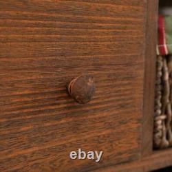 Wicker Basket Drawer Furniture Cabinet Storage Chest Hallway Cupboard Kitchen