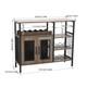 Wine Rack Bar Cabinet Drink Bottle Storage Shelves Glass Holder Standing Wood
